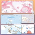 thumbnail image 3 of Sanrios-alfombrilla de ratón grande de dibujos animados de Anime, alfombra de ratón para juegos, alfombrilla de teclado de ordenador, almohadillas de mesa, Cinnamoroll Kuromi kawaii, 3 of 4