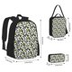 thumbnail image 2 of Disketp Soccer and Football Mochila Estampada de Gran Capacidad con Lonchera y Estuche, Set de 3 Piezas para Estudiantes, 2 of 7