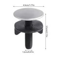 thumbnail image 5 of BQBQERT Tap Hole Cover Functional & Effective Sink Hold Stoppers Sink Hole Cover Steel Kitchen Sink Hole Stoppers 2pcs, 5 of 7
