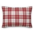 thumbnail image 2 of Creative Products Red Plaid Welcome 14x20 Indoor / Outdoor Pillow, 2 of 3
