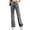 Gray, variant on Women's Jeans Pants Crossover Waist Vintage Straight Leg Denim Pants Fashion Classic Casual Outdoor Jean Pants Streetwear Gray M