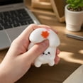 thumbnail image 5 of Mushroom Squishy Toy with Maple Leaf, Cute Fall Character Stress Relief Fidget Toy, Soft Squeeze Sensory Toy with Display Box, Gift for Fall Thanksgiving Decor Lovers, 5 of 5