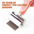 thumbnail image 2 of Leather Press Edge Roller Leather Glue Laminating Roller with Scraper, 2 of 5