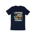 thumbnail image 5 of I Crushed 100 Days of School Bus Gift Idea Student Teacher T-Shirt Funny 100 Days of School Bus Fun Gift Presents Tshirt, 5 of 10