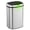 Silver, variant on edx Automatic Trash Can, 13 Gallon Stainless Steel, 50L Touchless Motion-Sensor Kitchen Trash Can with Odor-Proof Sealed Lid, Silver