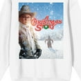 thumbnail image 2 of A Christmas Story Movie Poster Women's White Long Sleeve Sweatshirt-XL, 2 of 3