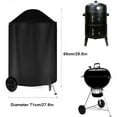 thumbnail image 2 of Round BBQ Cover,Kettle Barbecue Covers Waterproof,Dustproof Rainproof Outdoor Barbeque Grill Cover, 2 of 6