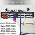 thumbnail image 2 of SDFGTstore Wall Mounted Medals Display Rack Sport Award Storage Stand for Athletes Multifunctional Metal Medals Holder Shelf, 2 of 13