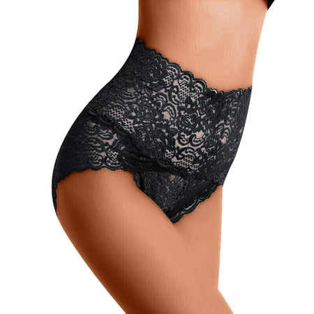 UAYOTSE Women Thongs Underwear T-back Low Rise Hipster Underpants 3XL Black