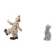 thumbnail image 5 of Figura De Gato Payaso, Estatua, Escultura, Colección, Estatuilla De Resina, Adorno Para Centro De Mesa, Vitrina, Comedor, Entrada, Estantería, Sala De Estar, Dormitorio, Decoración, Regalo, 5 of 8