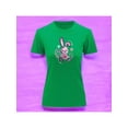 thumbnail image 2 of Playera Blusa Con Estampado De Conejo Kawai Con Caras Fantasmas Ropa Para Mujer Color Verde Talla Chica Marca Emil SaEs, 2 of 4
