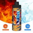 thumbnail image 5 of Logiee Colorful Gecko Jungle Art Print Water Bottle,18oz Sports Insulated Kettle for Cycling Gym Basketball Outdoor, Suitable as a Present, 5 of 7