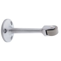 Ives Rb471 Commercial Series 1-13/16" Wall Mounted Roller Bumper Door Stop - Chrome