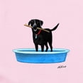 thumbnail image 2 of CafePress - Black Labrador Retriever In Kiddie Pool Body Suit - Baby Light Bodysuit, Size Newborn - 24 Months, 2 of 4