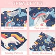 thumbnail image 5 of Cute Unicorn Cozy Soft Long Sleeves Top and Pants 2 Piece Cool Pjs Pajamas Set Sleepwear Size 3-11Y, 5 of 6