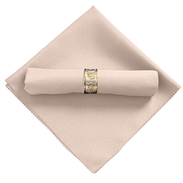 Cotton Cloth Napkins Set, 17X17 Inches Dinner Napkins for Wedding Holiday Party Table Decor, Rustic Style, Soft & Absorbent, Easy to Care, Perfect Gift, 6 Napkins