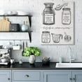 thumbnail image 2 of Stupell Industries Kitchen Conversion Chart Neutral Gray Word Drawing Design Canvas Wall Art by Daphne Polselli, 2 of 6