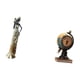 thumbnail image 5 of Figura de mujer africana,Estatua artesanal de una dama tribal africana,hecha a mano para cafetería.,Figura femenina artesanal de resina africana,Figura de escritorio,Reloj de mesa con figura, 5 of 8