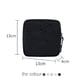 thumbnail image 3 of Bolsas De Toallas Sanitarias Bolso de almacenamiento de toallas sanitarias portátil para mujer, monedero de maquillaje de viaje (negro), 3 of 5