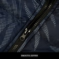 thumbnail image 4 of MADHERO Men's Puffer Vest Stand Collar Quilted Sleeveless Jacket Outerwear Navy Blue Print Size S, 4 of 5