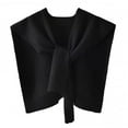 thumbnail image 5 of Skin-Touching Versatile Lady Knitted Thin Shoulder Costume Shawl Fake Lapel K6O9, 5 of 6