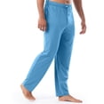 thumbnail image 5 of Wide Leg Pants for Men Elastic Waist Breathable Soft Full Length Pants Weekend Brunch Outfit, 5 of 6