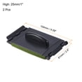 thumbnail image 2 of Uxcell Guitar String Cleaner Fretboard Cleaning Cloth Scrubber Tool for Guitar, Bass Black Green 2 Pack, 2 of 5