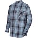 thumbnail image 3 of Regatta Great Outdoors - Camisa de Manga Larga de Cuadros Lazare para Hombre (Marino) Regatta UTRG4716_navy, 3 of 3