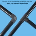 thumbnail image 4 of Uxcell Rigid Round Pipe Dark Grey High Impact for Water Pipe 1.72 x 1.89", 4 of 6