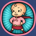 thumbnail image 2 of CafePress - Future Hero Girl Maternity Dark T Shirt - Maternity Dark T-Shirt, 2 of 3