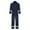 Navy Blue, variant on TiaoBug Men's Long Sleeve Industrial Coverall Safety Enhanced Visibility Striped One Piece Zipper Jumpsuit Gray-A 180/XXL