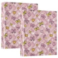 thumbnail image 2 of Three Ring Binder Cartoon Pink Bow 1.5 Inch Round Binder D-Rings for Office Supplies and More, 2 of 10