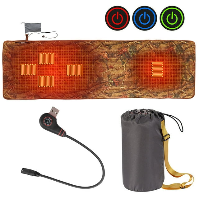 USB Heating Mat Insulation Camping Heated Bag