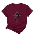 thumbnail image 5 of Youyipin Womens Tops 100 Days Of School Shirt For Women Teacher Graphic T-Shirt Happy 100Th Day Of School Gift Round Neck Short Sleeve Tee Tops Spring Tops For Women, 5 of 5