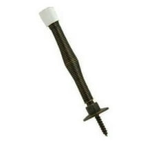 3" Spring Door Stop, Antique Brass