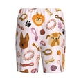 thumbnail image 4 of Rocae Cute Dog for Men's Soft Sleep Pajama Shorts, Waistband and Pockets, 4 of 9