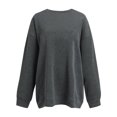 thumbnail image 5 of Blusa holgada de manga larga con estampado de otoño a la moda de Halloween para mujer, jersey informal de cuello redondo, Tops, sudadera Fridja  bvmnju6829, 5 of 5