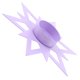 thumbnail image 1 of unbranded De Metal Violeta Para Centro De Con Detalles Artísticos Sofisticados, 1 of 8