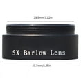 thumbnail image 5 of MANNYA Professional 5X Barlow Lens 1.25inch Eyepiece Extender M28.5*0.6 Astronomical Accessories Telescope or Camera Adapter, 5 of 13