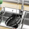 thumbnail image 3 of Especiero giratorio de 360° de acero inoxidable negro Elegante estante de cocina de pie para encimera Práctico especiero Especiero para almacenar tarros y especias Vhermosa, 3 of 6