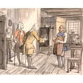 thumbnail image 2 of Wilhelm Marstrand 18x15 Gold Ornate Wood Frame and Double Matted Museum Art Print Titled - The Advice of the Councils' Congratulations. (The Political Candlestick) (1845), 2 of 4