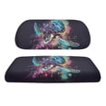 thumbnail image 2 of Pzuqiu 2 Piece Neon Sea Turtle Golf Cart Seat Covers | Breathable Washable 2-Seater Protection for Most Golf Carts, 2 of 10