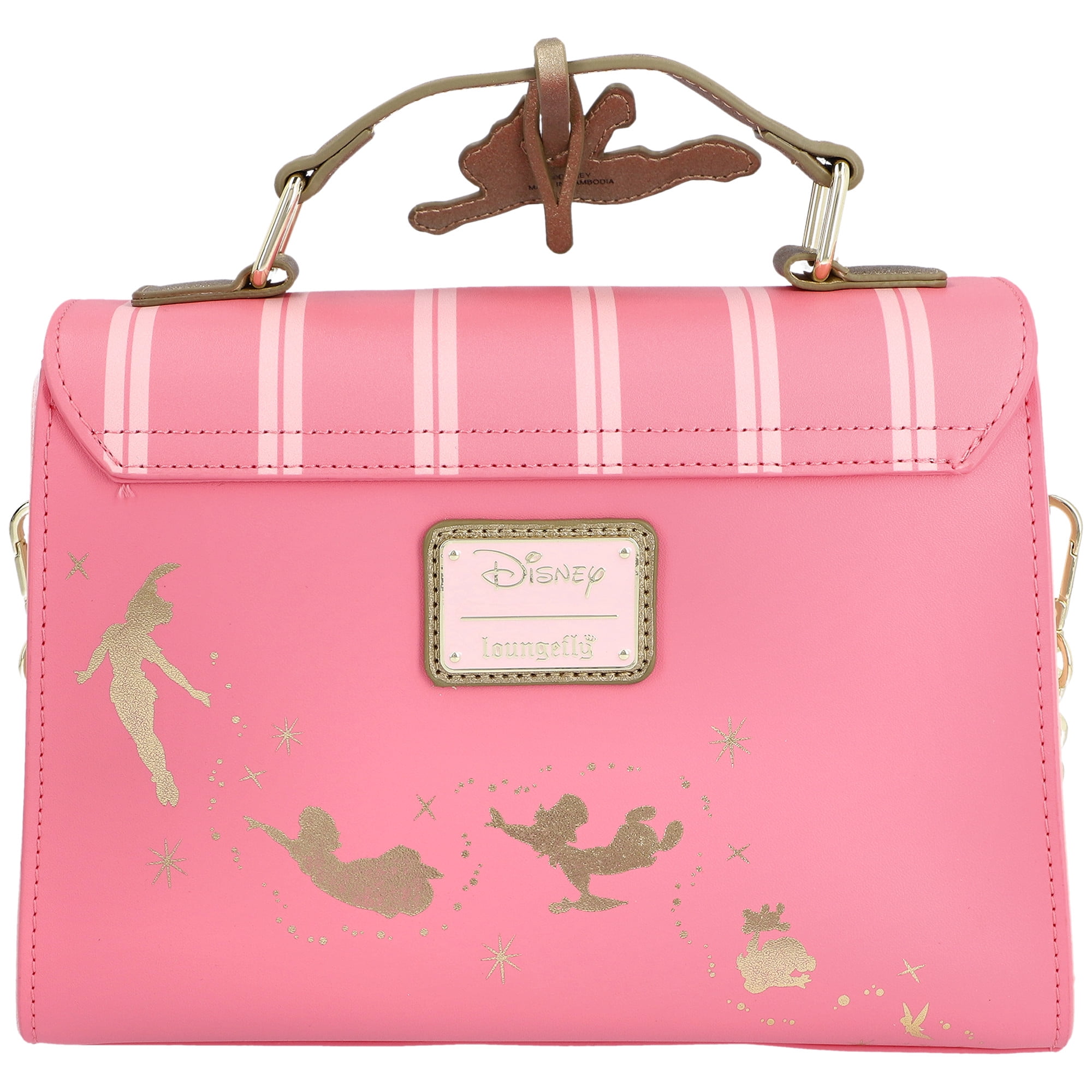 Loungefly Pink Peter Pan 70th Anniversary You Can Fly Crossbody Purse