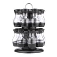 thumbnail image 2 of Especiero giratorio de 8/16 frascos para encimera de cocina, organizador de contenedores con botellas para café, hierbas y condimentos. Jarra de capa de remolque 16, 2 of 9