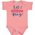 thumbnail image 3 of Inktastic 4th of July Let Freedom Ring with Stars Boys or Girls Baby Bodysuit, 3 of 5