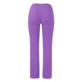 thumbnail image 3 of Women's Pants Business Casual Pants for Women Purple Baggy Pants Women Lounge Pants High Waist Wide Leg Pants with Pockets Fall Pants for Women 2025, 3 of 5