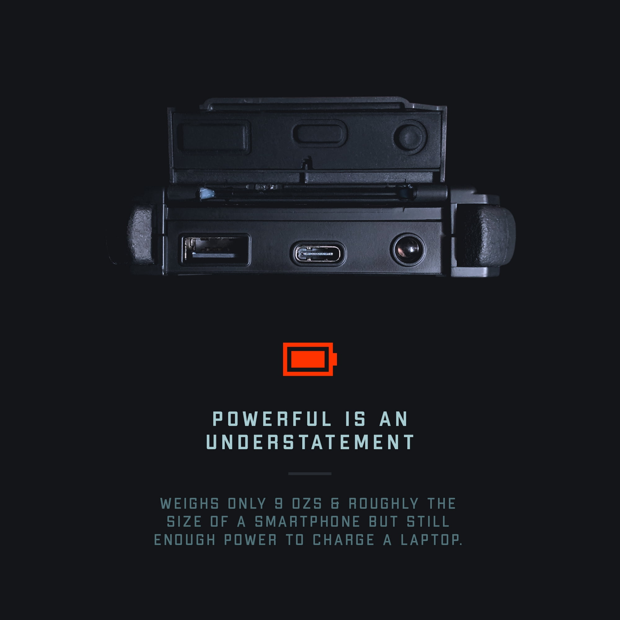 Dark Energy Poseidon Pro Indestructible Portable Charger, Desert Tan | Fast Charging USB-C Ports, Ultra-Durable Armor Flex, 10,200 mAh, Waterproof, for Outdoor Survival & Emergency Supplies