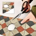 thumbnail image 6 of Yayeee Faucet Mat for Kitchen Sink 14.7" Diatomite Long Splash Guard Pad, Checkered Pattern, 6 of 7