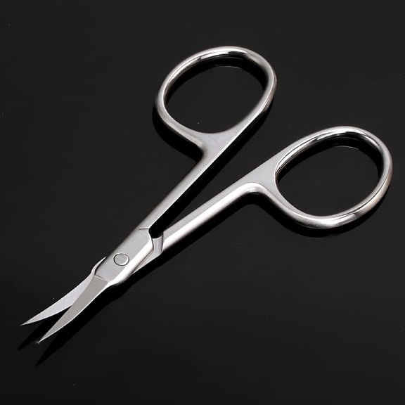 EXLEAF Professional Fingers Toe Nail Scissors CURVED Cuticle NAIL