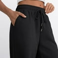 thumbnail image 3 of Soft Women's Sweatpants High Waist Wide Leg Comfortable Fit Including Pockets Suitable for Daily Activities, 3 of 9